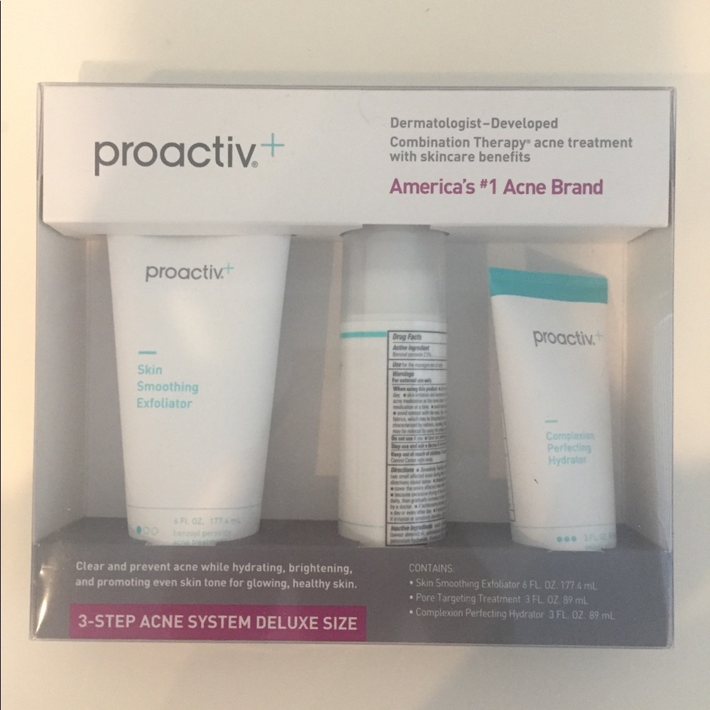 NEW Proactiv 3 step acne system deluxe size